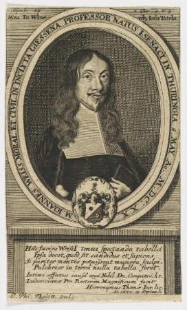 Bildnis des Ioannes Weiss