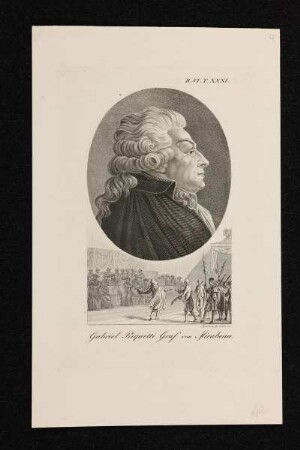 Bildnis des Gabriel Riquetti von Mirabeau