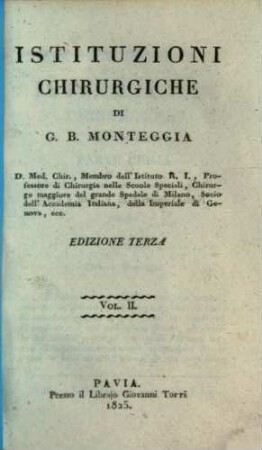 Istituzioni chirurgiche, 2