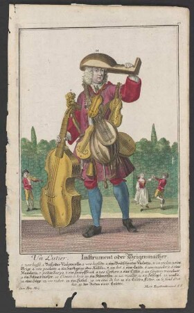 Instrument oder Geigenmacher
