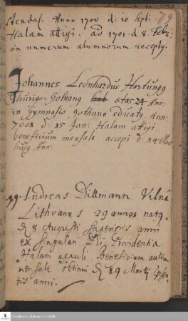 Lebenslauf von Andreas Dittmann.