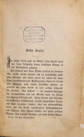 Die Frau Bürgermeisterin : Roman von Georg Ebers