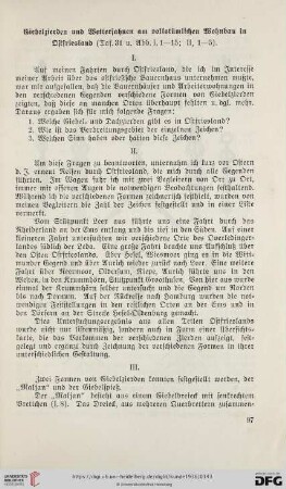 Giebelzierden und Wetterfahnen am volkstümlichen Wohnbau in Ostfriesland