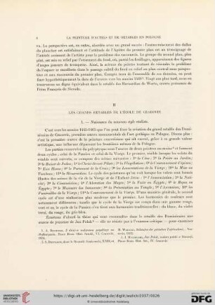 II. Les grands retables de l'école de Cracovie