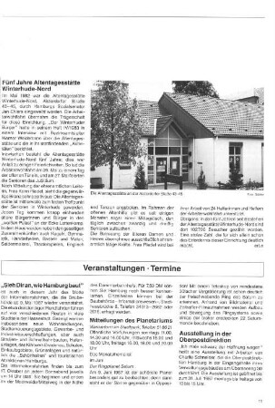 Veranstaltungen - Termine