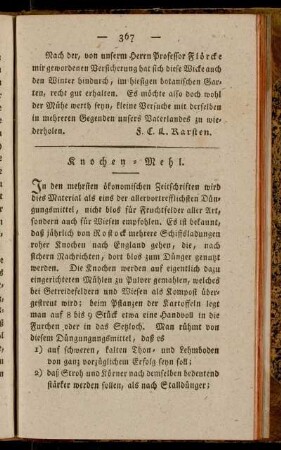 Knochen-Mehl