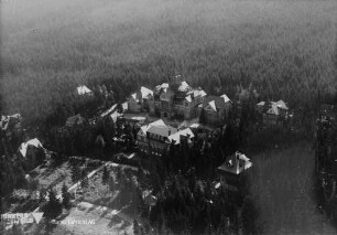 Kurhotel Barenberger Hof und Goethehaus in Schierke : Blickrichtung Südosten