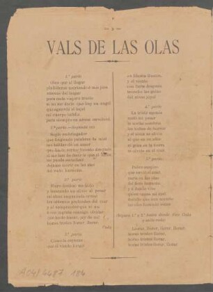 Vals de las olas