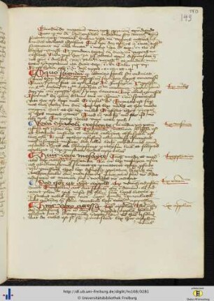 [140r - 141r] De impedimentis matrimonii consanguinitatis et affinitatis.