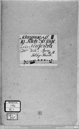 Symphonies - Mus.2196-N-1 : strings, bc - D