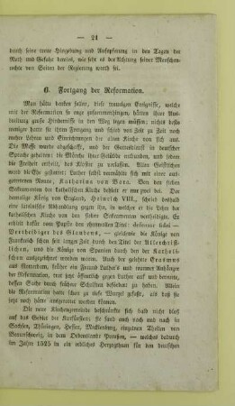 6. Fortgang der Reformation