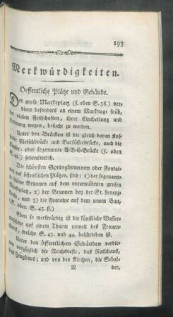 Merkwürdigkeiten