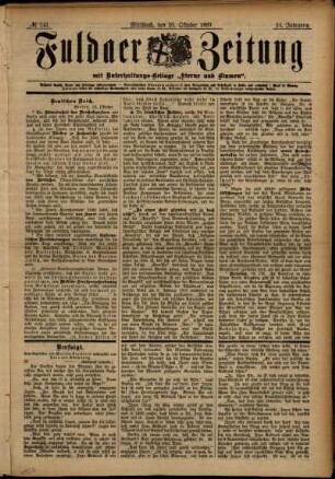 Ausgabe vom Mittwoch, den 20. Oktober 1897.