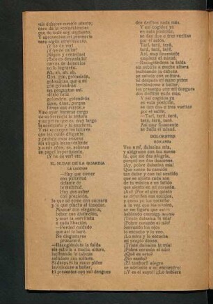 Doloretes : Romanza