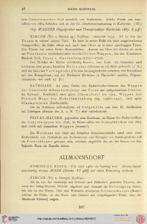 ⟦Allmannsdorf⟧