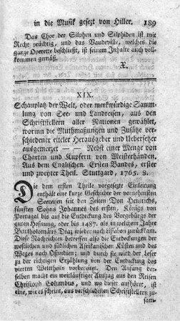 Schauplatz der Welt, oder merkwürdige Sammlung von See- und Landreisen. Bd.1,T.1.2.