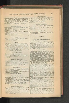 Straits Settlements