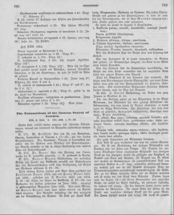 The Transactions of the linnean Society of London. - [Vol.] XIX, [Part.] 2, 1844