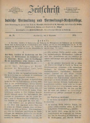 No. 18 - 19 = September