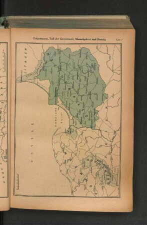 Ostpreussen, Teil der Grenzmark, Memelgebiet und Danzig