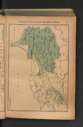 Ostpreussen, Teil der Grenzmark, Memelgebiet und Danzig