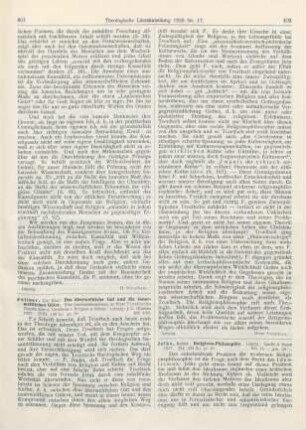 402-405 [Rezension] Jelke, Robert, Religions-Philosophie