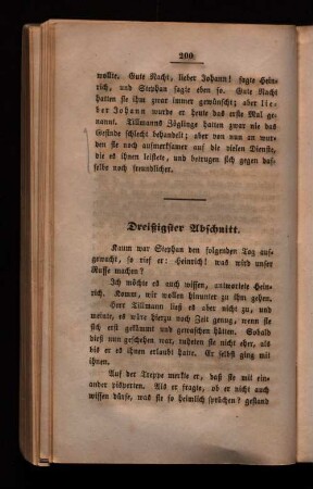 Dreißigster Abschnittt.
