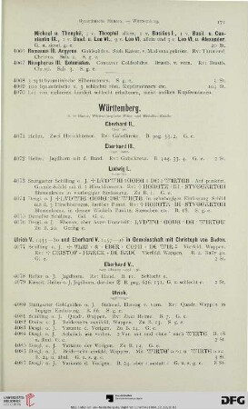 Württemberg (Nr. 4071-4691)