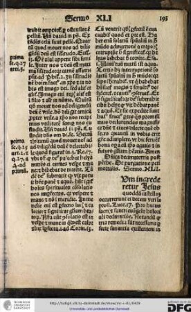 Dominica decimatertia post penthecosten de purgatione peccati mortalis, sermo XLI.