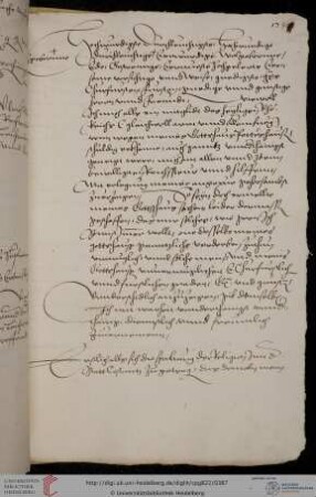 Supplikation Abt Christoph von Petershausen