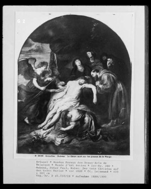 Der tote Christus auf den Knien Mariae