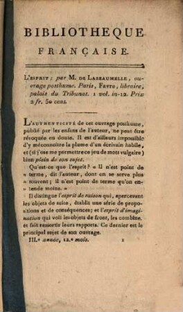 Bibliothèque française : ouvrage périodique. 3. 1803, 12 = April