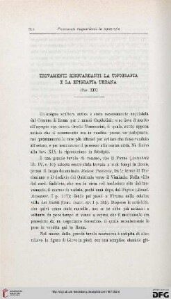 15: Trovamenti risguardanti la topografia e la epigrafia urbana, [20]
