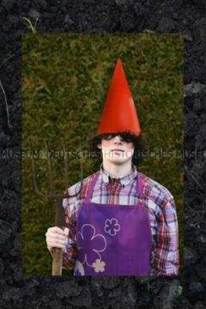 Der Fotograf als Gartenzwerg