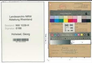 Entnazifizierung Georg Hoheisel , geb. 08.08.1905 (Arzt)