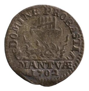 Münze, 5 Soldi, 1702