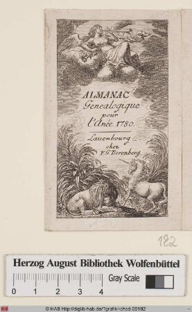 Almanac Genealogique pour l?Anèe 1780