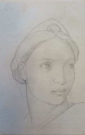Weiblicher Kopf (nach Michelangelo)