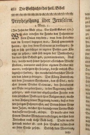 Prophezeihung über Jerusalem. 2 Macc. 5.