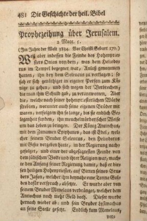 Prophezeihung über Jerusalem. 2 Macc. 5.