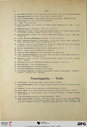 Perserteppiche – Stoffe (Nr. 791-797