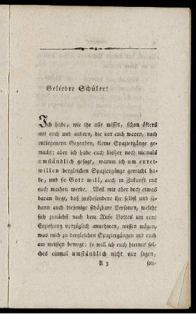 Geliebte Schüler!