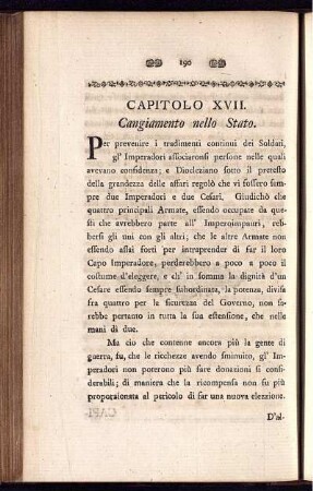 Capitolo XVII. Cangiamento nello Stato.