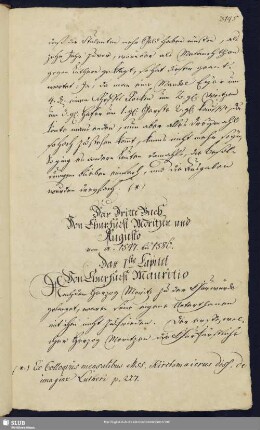 Das dritte Buch. Von Churfürst Moritzen und Augusto.