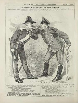 The united services; or l'entente cordiale