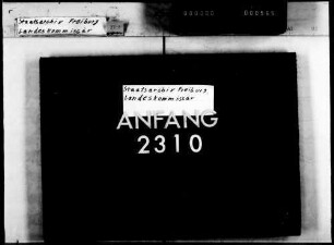 Listen über die Besetzung der Bezirksämter bzw. Landratsämter