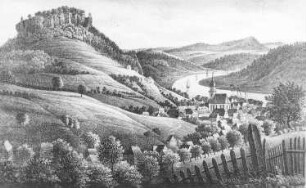 Königstein/Sächs. Schweiz. Stadtansicht