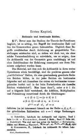 Erstes - Sechstes Kapitel.