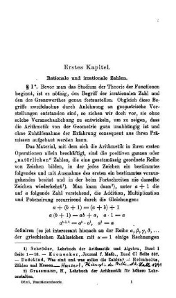 Erstes - Sechstes Kapitel.