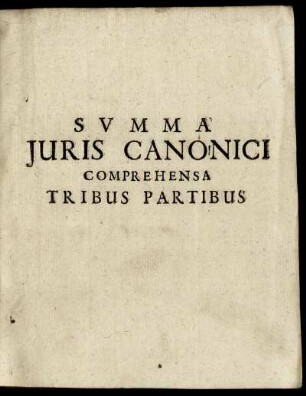 1: Summa Iuris Canonici. 1